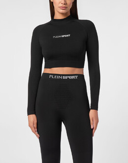 Plein Sport: Чёрный топ 