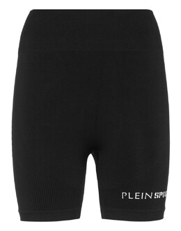 Plein Sport: Чёрные легинсы 