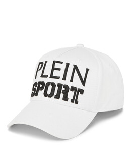 Plein Sport: Белая кепка 