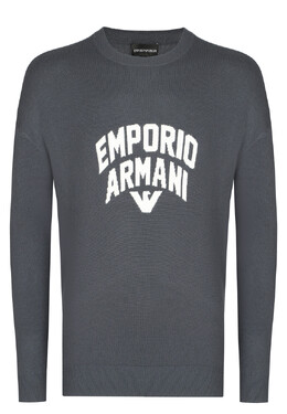 Emporio Armani: Трикотажный свитер 