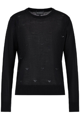 Emporio Armani: Трикотажный свитер 