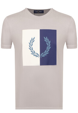 Fred Perry: Серая футболка 