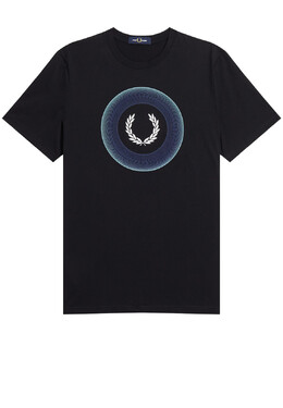 Fred Perry: Чёрная футболка 