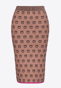 Pinko: Коричневая юбка 