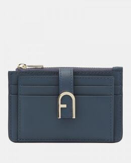 FURLA: Синий картхолдер 