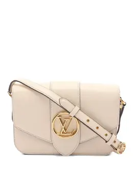 Louis Vuitton Pre-Owned: Белая сумка 