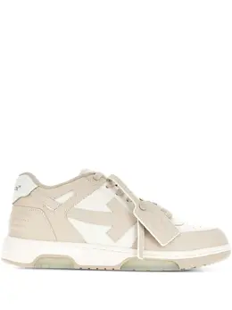 Off-White: Бежевые кроссовки  Out of Office