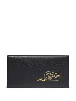 Lancel: Чёрный клатч 