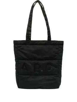 A.P.C.: Чёрная сумка-шоппер 