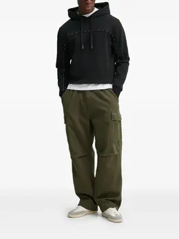 Versace Jeans Couture: Чёрная толстовка 