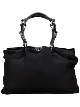 Prada Pre-Owned: Чёрная сумка-шоппер 