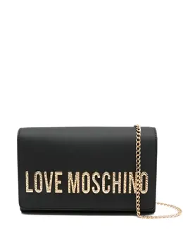 Love Moschino: Чёрный клатч 