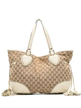 Gucci Pre-Owned: Коричневая сумка-шоппер 