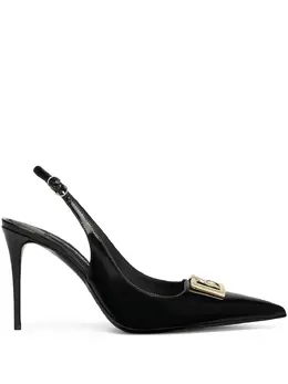 Dolce & Gabbana: Чёрные туфли  DG