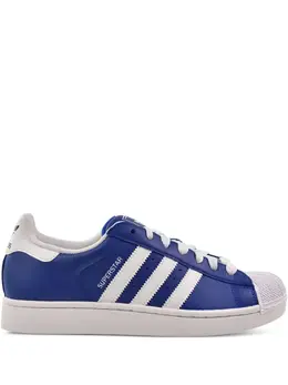 adidas: Голубые кроссовки  Superstar