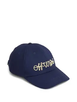 Off-White: Синяя кепка 