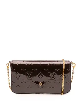 Louis Vuitton Pre-Owned: Фиолетовая сумка через плечо 