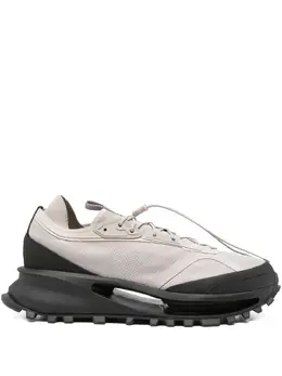 Y-3: Коричневые кроссовки 