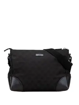 Gucci Pre-Owned: Чёрная сумка через плечо 