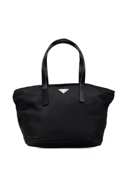 Prada Pre-Owned: Чёрная сумка-шоппер 