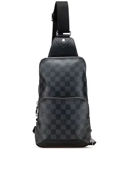 Louis Vuitton Pre-Owned: Чёрная сумка через плечо 