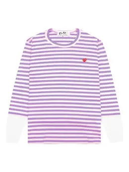 Comme Des Garçons Play: Футболка в полоску 