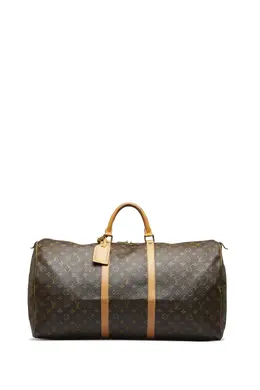 Louis Vuitton Pre-Owned: Коричневая дорожная сумка 
