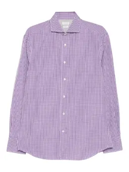 Brunello Cucinelli: Фиолетовая рубашка 