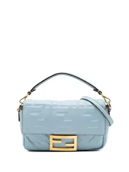 Fendi Pre-Owned: Голубая сумка 