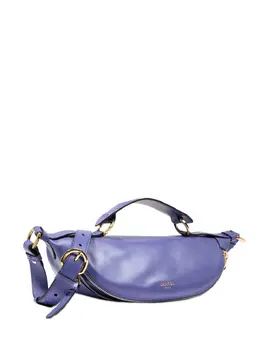 Lancel: Фиолетовая сумка через плечо 