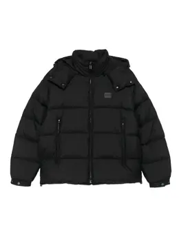 Emporio Armani: Пальто с капюшоном 