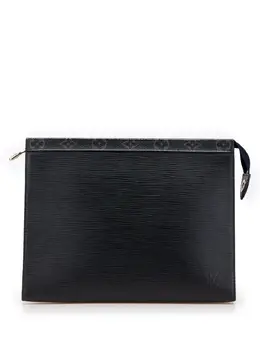 Louis Vuitton Pre-Owned: Чёрный клатч 