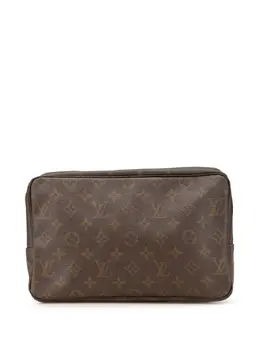Louis Vuitton Pre-Owned: Коричневый клатч 