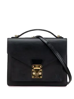 Louis Vuitton Pre-Owned: Чёрная сумка 