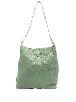 Prada Pre-Owned: Зелёная сумка-шоппер 