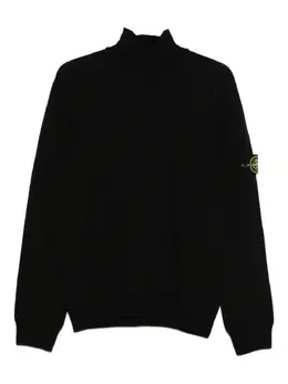Stone Island: Чёрный свитер 