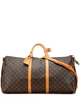 Louis Vuitton Pre-Owned: Коричневая дорожная сумка 