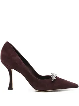 Jimmy Choo: Бордовые туфли 