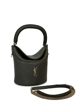 Saint Laurent: Зелёная сумка  Gaby