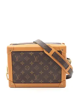 Louis Vuitton Pre-Owned: Коричневая сумка через плечо 