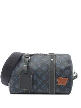 Louis Vuitton Pre-Owned: Чёрная сумка через плечо 