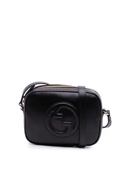 Gucci Pre-Owned: Чёрная сумка через плечо 