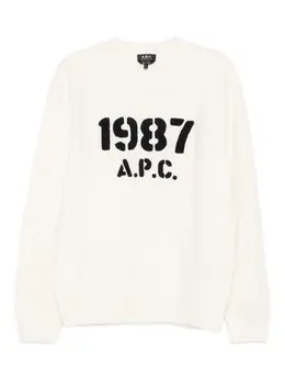 A.P.C.: Свитер с длинным рукавом 