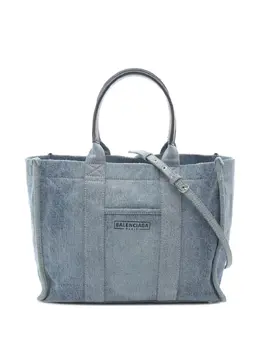 Balenciaga Pre-Owned: Голубая сумка-шоппер 