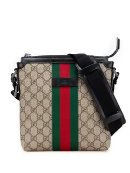 Gucci Pre-Owned: Коричневая сумка через плечо 