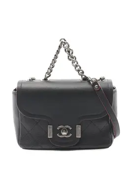 CHANEL Pre-Owned: Чёрная сумка 