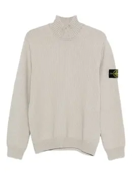 Stone Island: Светлый свитер 
