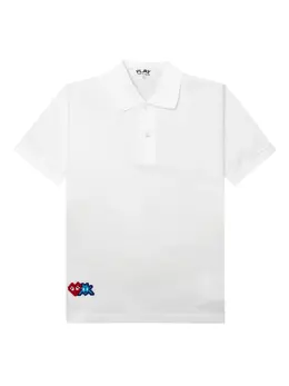 Comme Des Garçons Play: Белое поло  Heart