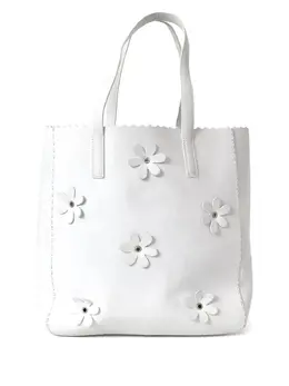 Prada Pre-Owned: Сумка-шоппер с растительным принтом 