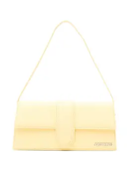 Jacquemus: Жёлтая сумка  Le Bambino Long